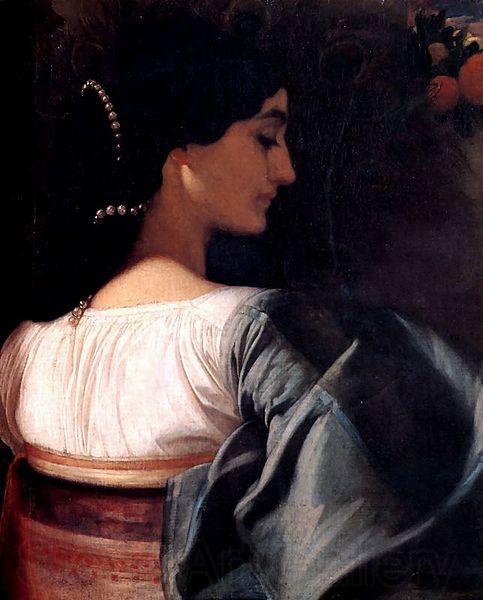 Frederick Leighton An Italian Lady Norge oil painting art